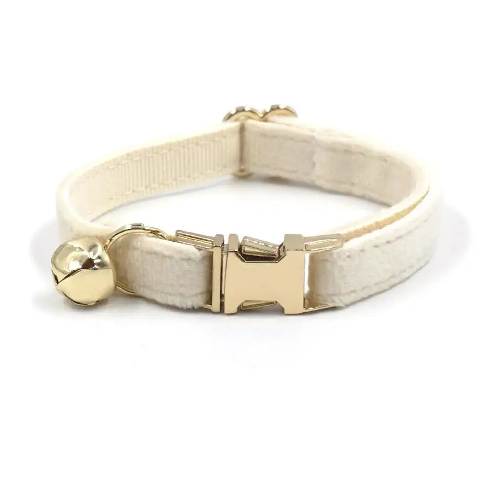 Personalized Velvet Cat Collar